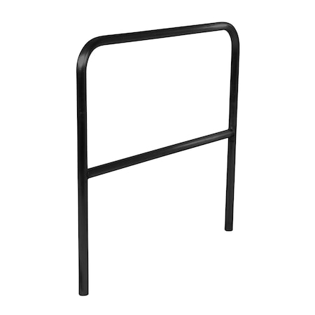 Vestil STEEL PIPE SAFETY RAILING 48 IN LENGTH BLACK VDKR-4-BK